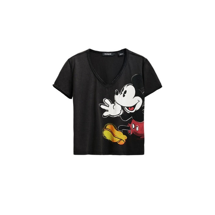 Desigual x Mickey Mouse V-Neck Top