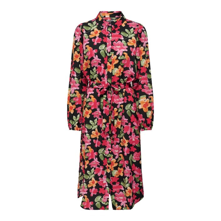 JDY Floral Winter Midi Dress