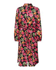 JDY Floral Winter Midi Dress