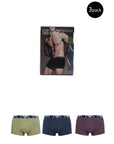 Emporio Armani Underwear Logo 100% Cotton Stretch Trunks - 3 Pack