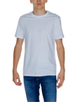 Guess Logo 100% Cotton Crewneck T-Shirt - white