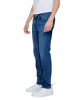 Jeckerson Logo Medium Wash Straight Leg Fit Jeans