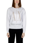 Armani Exchange Studded & Embellished Logo Cotton-Rich Sweatshirt