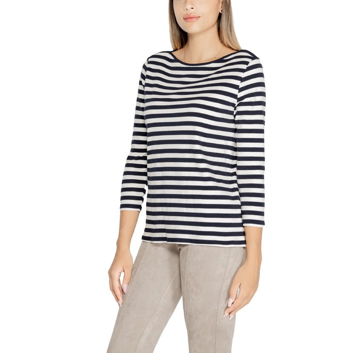 Street One 100% Cotton Striped Long Sleeve Top