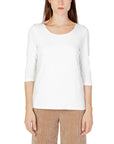 Street One Minimalist Cotton-Blend Quarter Sleeve Top