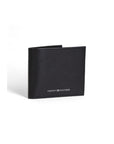 Tommy Hilfiger Logo Genuine Leather Black Wallet