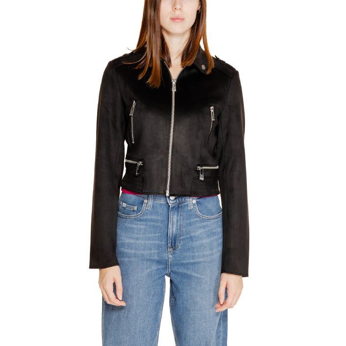 Morgan De Toi Zippy Short Black Jacket