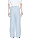 Vero Moda Linen Blend Stripe Baggy Boho Pants