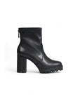 Calvin Klein Minimalist All Black Vegan Leather High Heel Boots