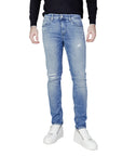 Tommy Hilfiger Jeans Logo Distressed & Light Wash Jeans