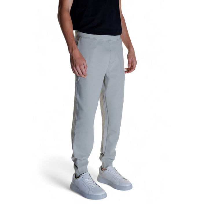 Calvin Klein Minimalist Light Grey Joggers Cotton-Rich