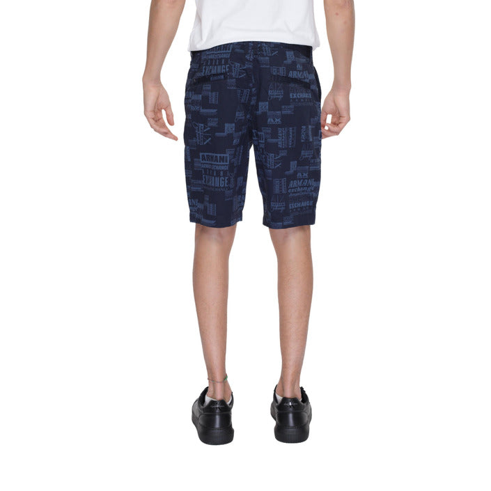 Armani Exchange Logo Cotton-Rich Sunmer Shorts