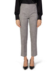 Sandro Ferrone Minimalist High Rise Crop Suit Pants