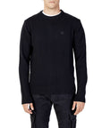 Sergio Tacchini Minimalist Wool-Blend Sweater - black