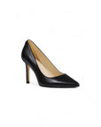 Guess Minimalist Black Leather Pointed Toe Court Heels