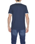 Gas Logo Cotton-Rich Polo Shirt - Blue