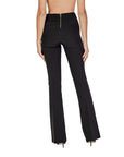 Sandro Ferrone Minimalist High Waist Boot Cut Suit Pants