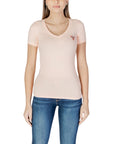 Guess Classic Logo Cotton-Rich V-Neck T-Shirt - Multiple Colors