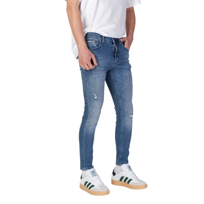 Antony Morato Distressed Medium Wash Skinny Jeans