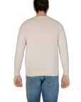 Gas Minimalist Crewneck Sweater - Beige