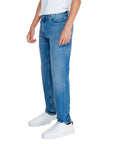 Calvin Klein Jeans Logo Classic Regular Fit Light Wash Jeans