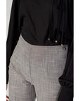 Sandro Ferrone Minimalist High Rise Crop Suit Pants