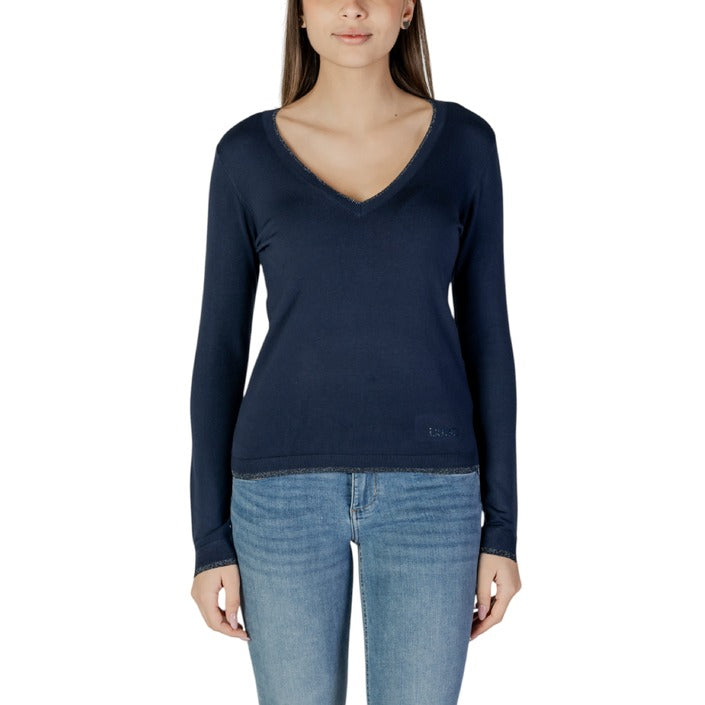 Liu Jo Logo V-Neckline Top