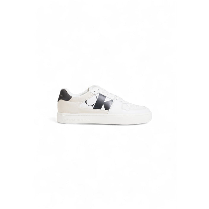 Calvin Klein Logo Genuine Suede Leather Sneakers