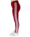 Adidas Classic Logo & 3 Stripe Cotton-Rich Athleisure Leggings