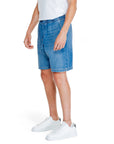 Jack & Jones Minimalist Stretch Waist Light Wash Denim Shorts