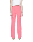 Silence High Rise Wide Leg Suit Pants Coral