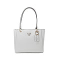 Guess Logo Vegan Leather Solid Color Tote Bag