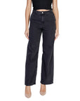 JDY Minimalist Wide Leg Baggy Black Denim Jeans