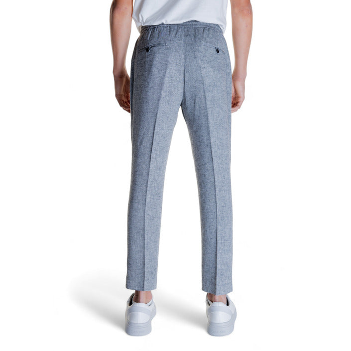 Antony Morato Linen-Blend Ankle Length Slim Fit Pants