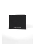 Tommy Hilfiger Logo Genuine Leather Black Wallet