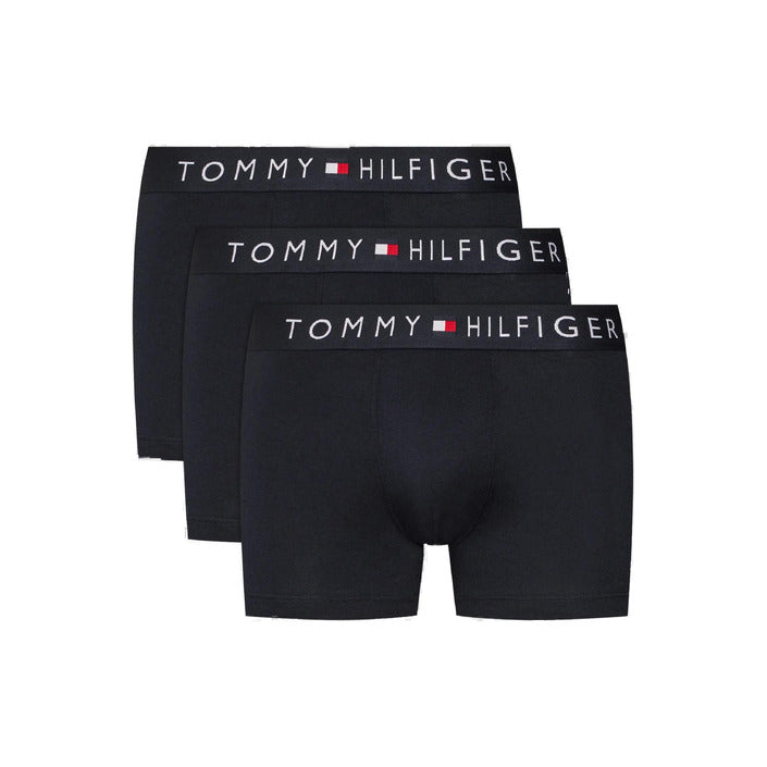 Tommy Hilfiger Logo 100% Cotton Stretch Trunks - 3 Pack