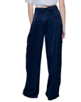 Street One Blue Wide Leg Cargo Pants