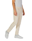 Jeckerson Logo Off White Skinny Chinos