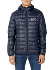EA7 By Emporio Armani Hooded Puffer Jacket - blue