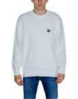 Tommy Hilfiger Jeans Logo White 100% Cotton Knit Sweater