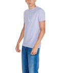 Calvin Klein Jeans Logo 100% Cotton T-Shirt - lilac