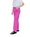 Only Linen Blend Hot Pink Fuchsia Wide Leg Pants