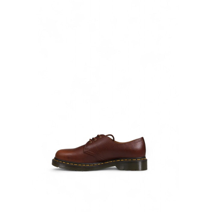 Dr. Martens Minimalist Brown Genuine Leather Lace-Up Shoes