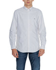 Tommy Hilfiger Logo Striped Button-Down Collar Shirt