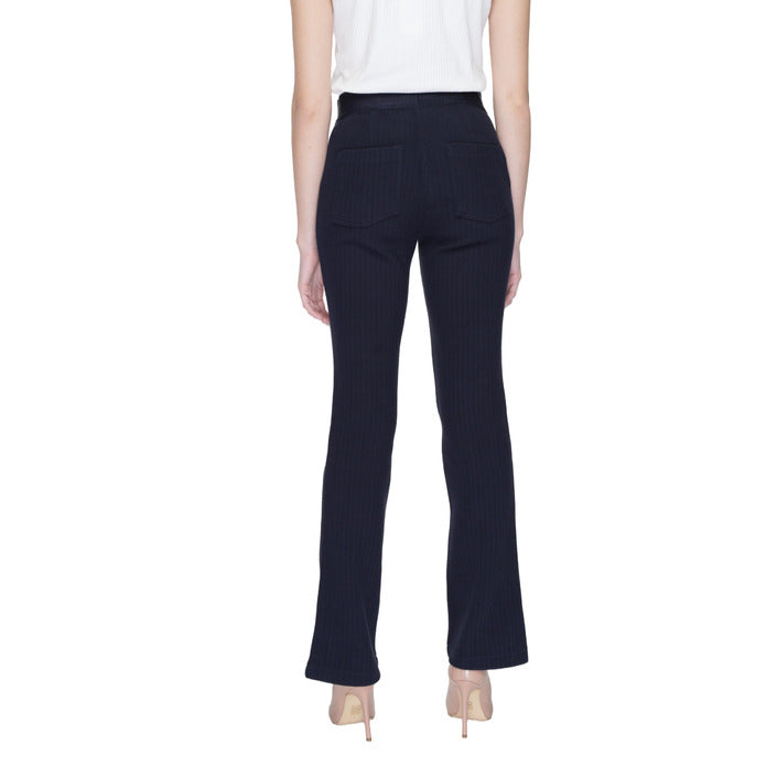 Street One High Waist Black Boot Cut Suit Pants