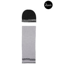 Armani Exchange Logo Scarf & Beanie Set - Wool Blend