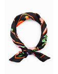 Desigual “A Darker Shade Of Love” Typography Scarf