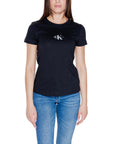 Calvin Klein Jeans Logo 100% Cotton T-Shirt - black
