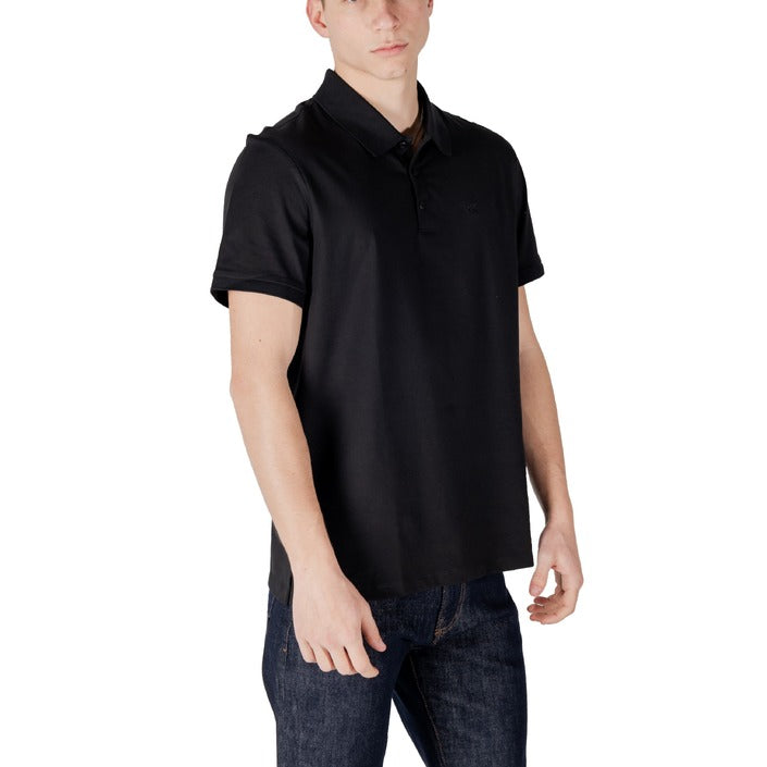 Calvin Klein Jeans Minimalist Cotton Polo Shirt Black