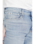 Calvin Klein Jeans Logo Light Wash Straight Leg Jeans